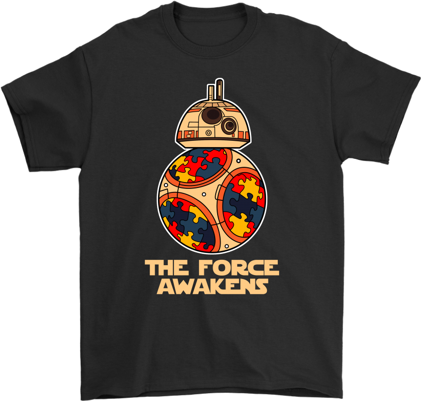 Bb-8 Autism Awareness The Force Awakens Star Wars Shirts - Washington Capitals Stanley Cup Gear (1024x1024), Png Download