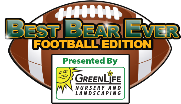 Best Bear Ever Logo - Baylor Bears Football (596x366), Png Download
