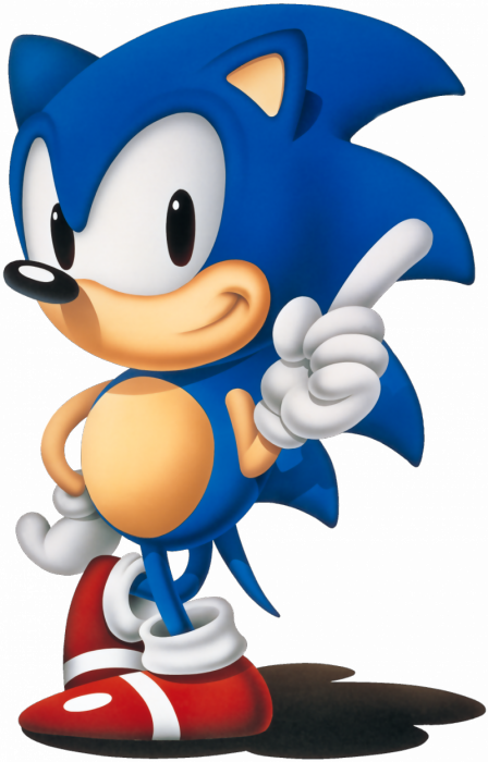 “we At Sonic Team Are Developing A Completely New Game, - Sonic The Hedgehog 1991 Png (448x700), Png Download