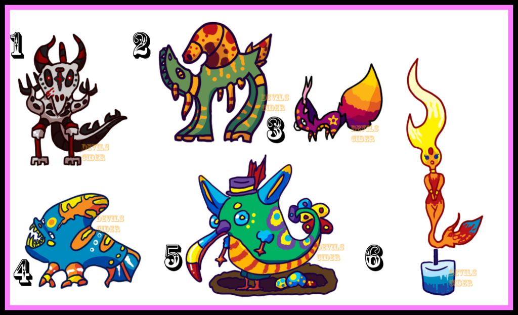 Doodle Adopts Closed By Devilscider On Deviantart - Doodle (1024x623), Png Download