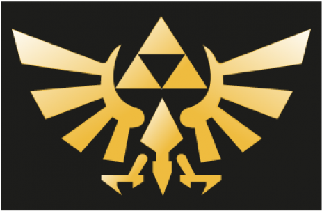 Link Legend Of Zelda Logo (518x518), Png Download
