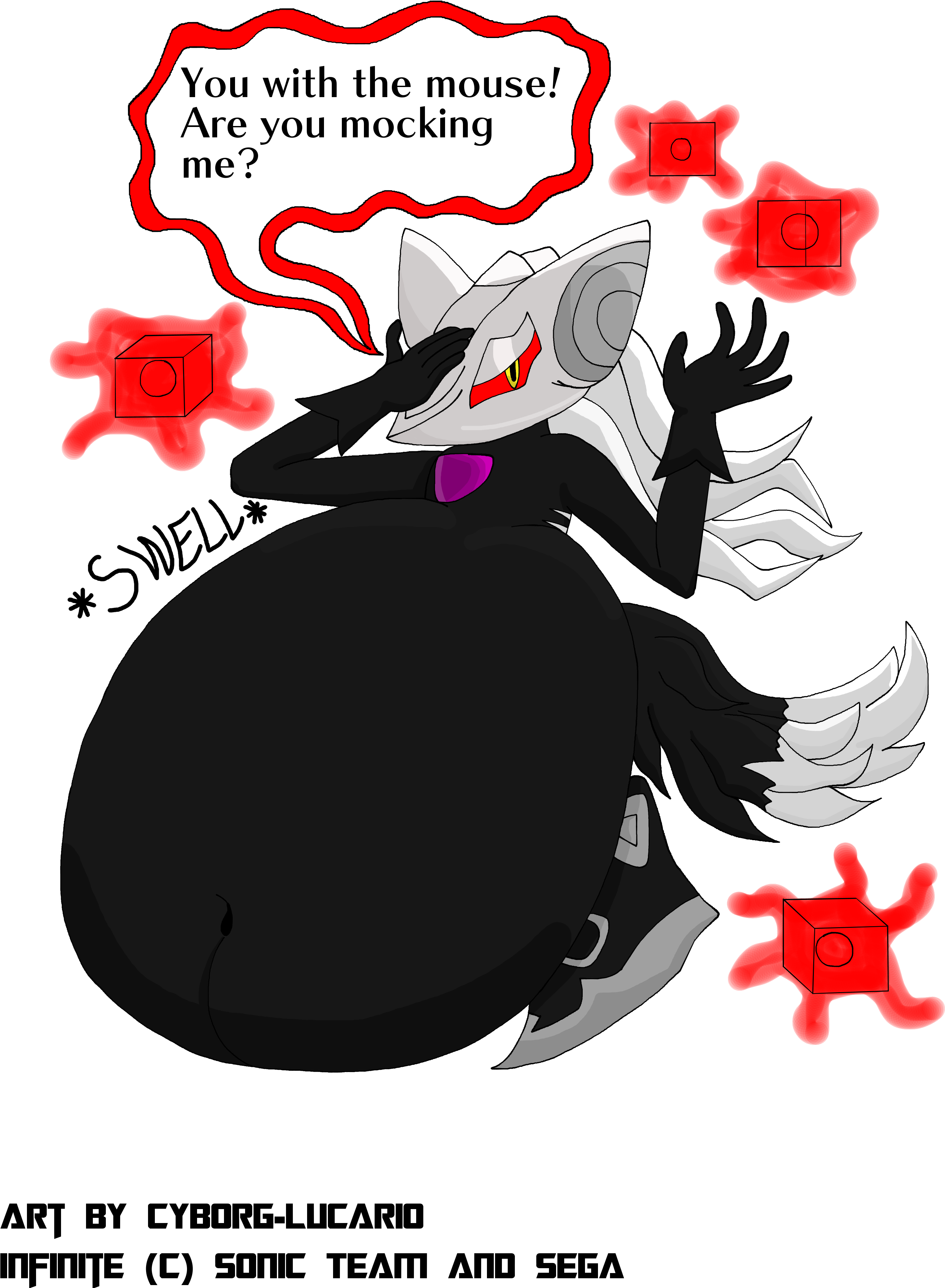 Your New Favourite Edgelord - Sonic Forces Infinite Inflation (2976x3968), Png Download