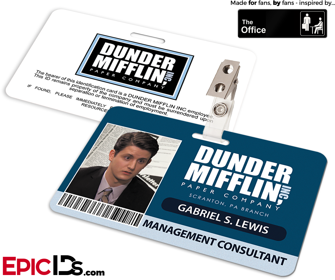 The Office Inspired - Dunder Mifflin (1417x1181), Png Download