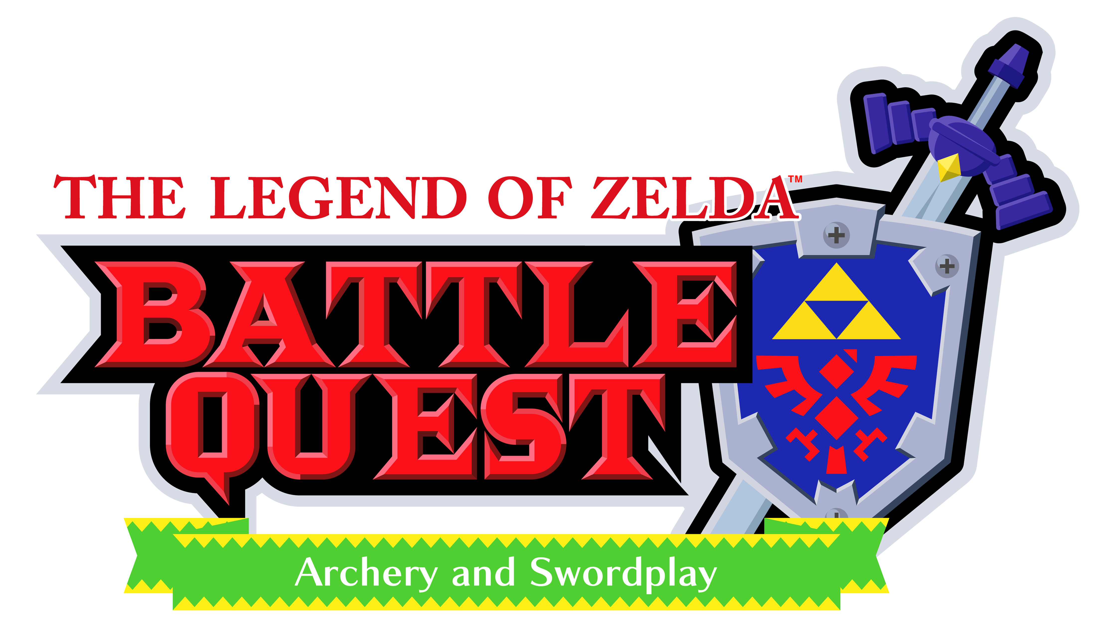Zelda Battle Quest Logo - Legend Of Zelda Battle Quest (4550x2645), Png Download