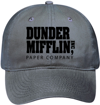 Low Pro Style Hat - Dunder Mifflin Paper Logo (428x400), Png Download