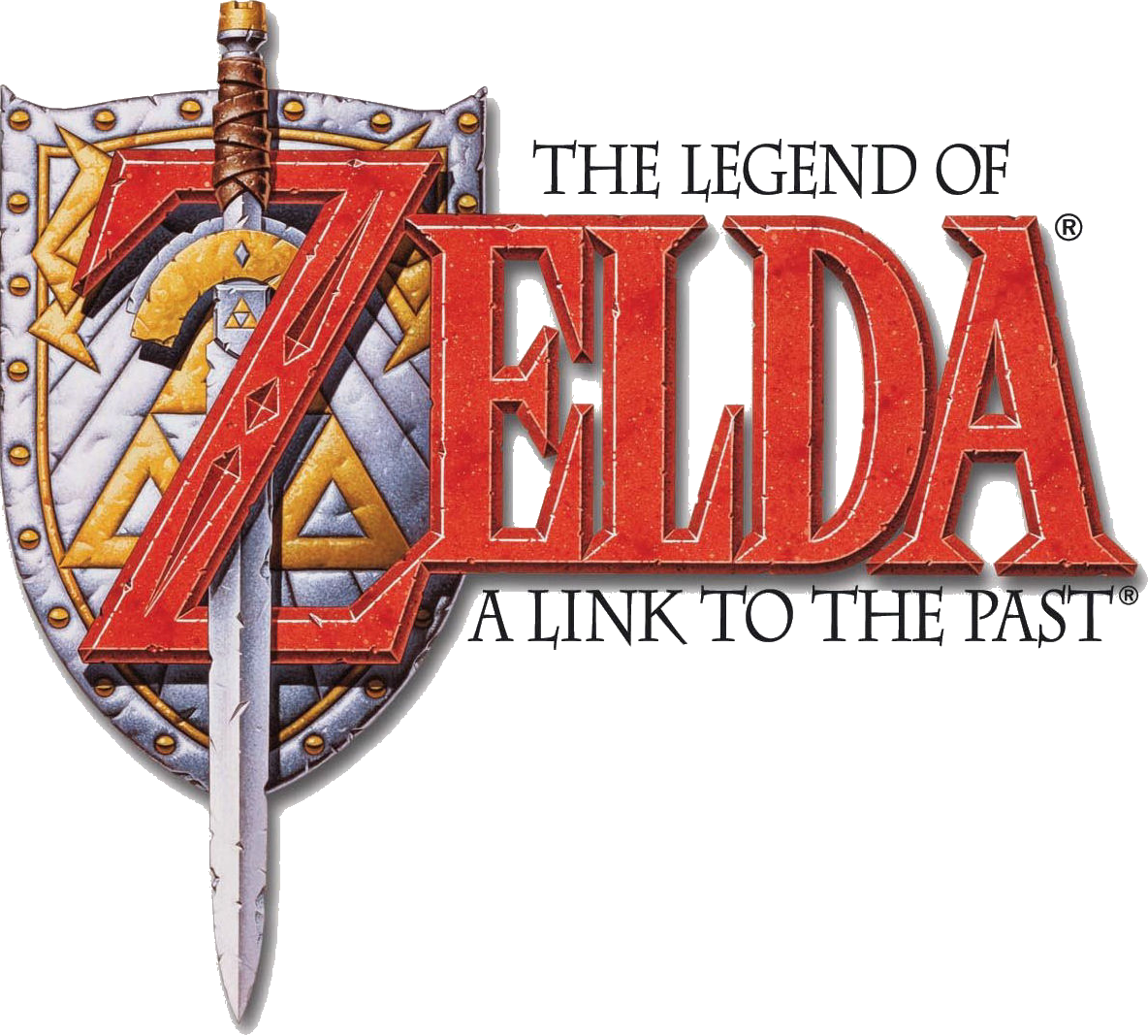 Here's A Funny Little Video I Found That Features Zelda - Zelda A Link To The Past Logo (1184x1068), Png Download