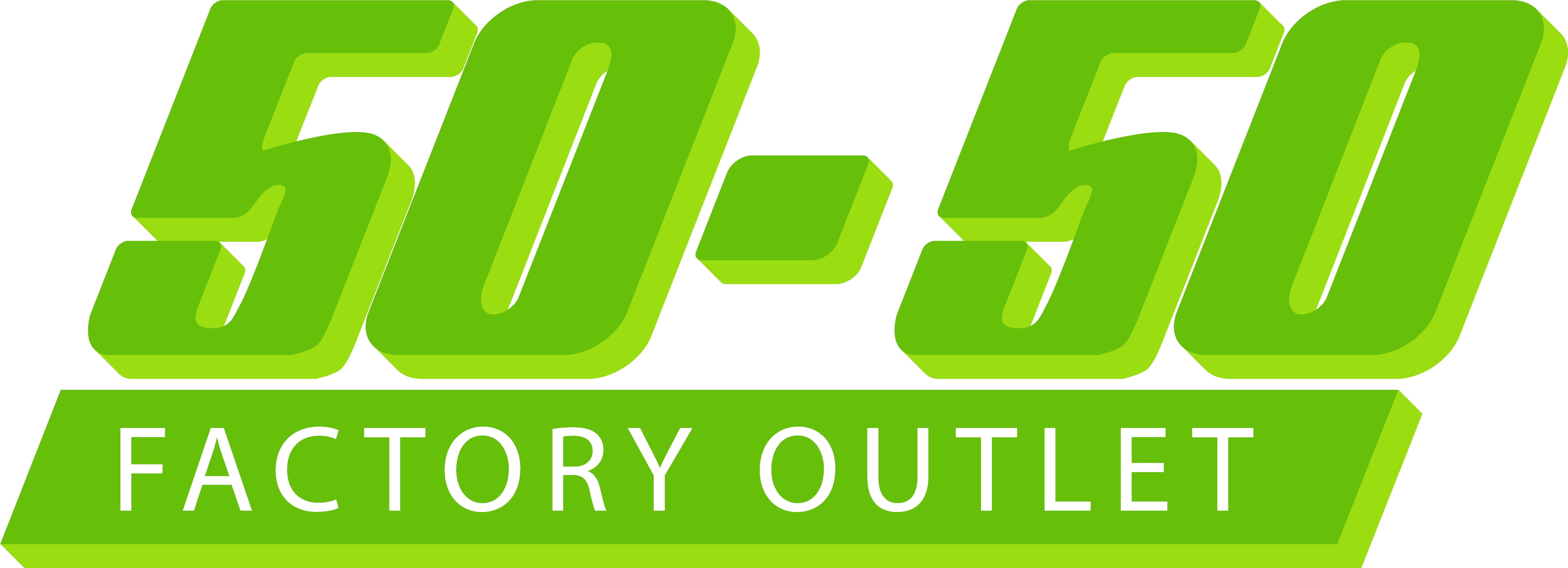 50-50 Factory Outlet - Coupon (7500x3000), Png Download