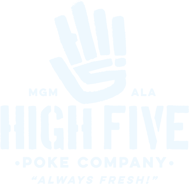 High Five Poke Main Logo-04 Copy - Okay Fine Im Grateful Journal (650x630), Png Download