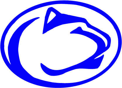 Penn,state,lions - Penn State White Logo (436x313), Png Download