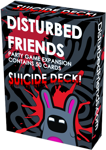 Disturbed Friends Suicide Expansion Deck - Friendly Rabbit Inc. Disturbed Friends - This Game (900x600), Png Download