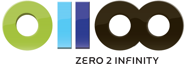 Zero 2 Infinity Logo Old - Zero 2 Infinity Logo (800x279), Png Download