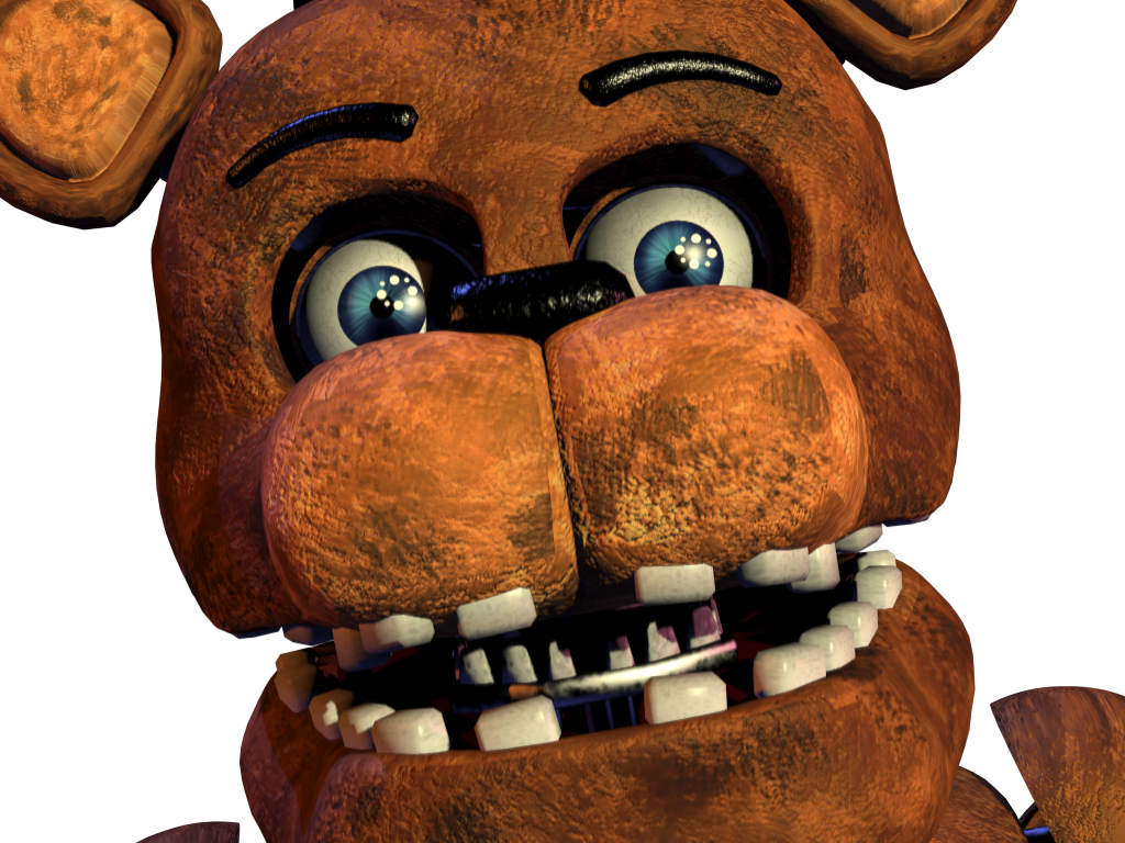 Fnaf 2 Withered Freddy Jumpscare By Crueldude100-d86gzbp (1024x768), Png Download