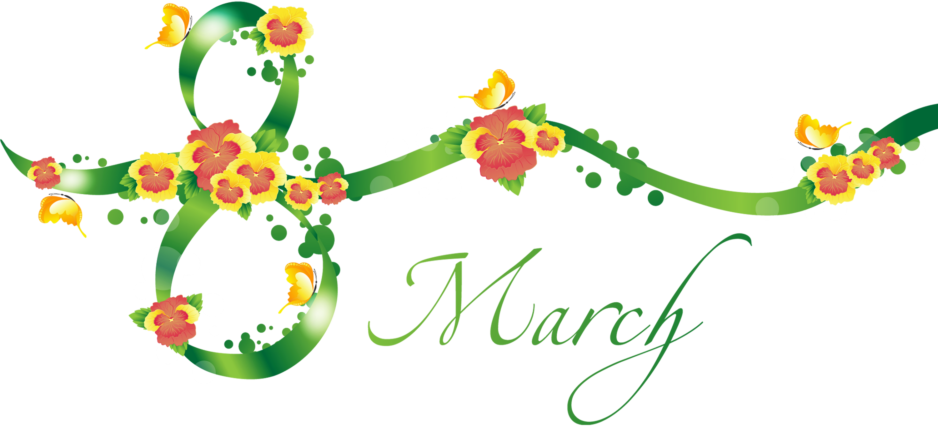St Patrick's Day Party Planning, Ideas, And Supplies - 8 March Women Day (3044x2116), Png Download