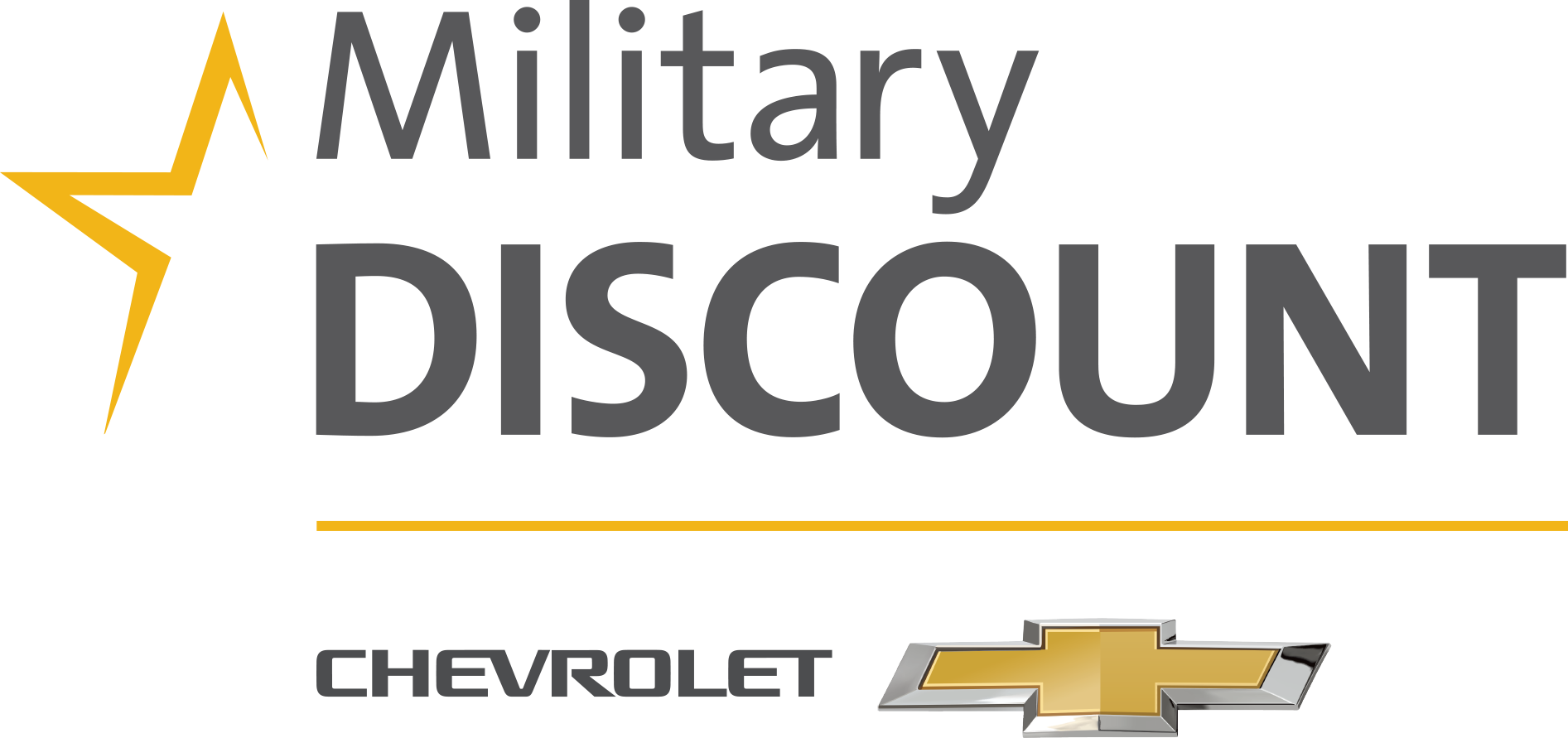 Customer Or Purchaser Is Responsible For Qualifying - Chevrolet Military Discount (1893x891), Png Download