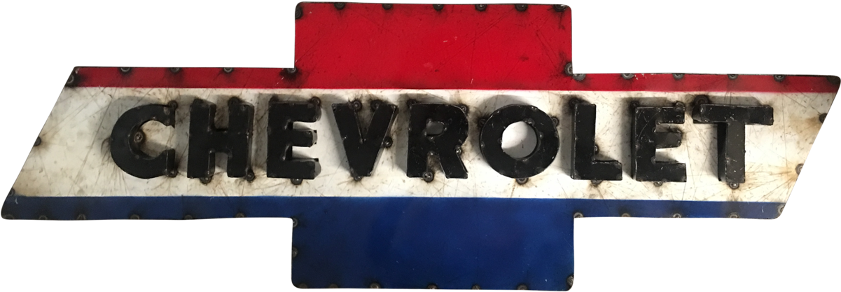 General Motors Chevrolet - Chevrolet Red, White, & Blue Raised Letter Wall (1200x1200), Png Download