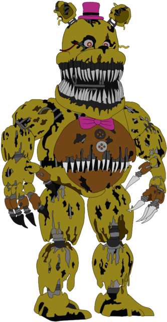 Five Nights at Freddy's Nightmare graph Drawing, fred bear c4d