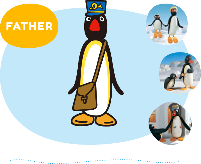 Father Is A Busy Postman, But He Always Puts His Family - Cartoon (668x547), Png Download