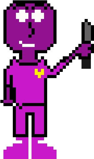 The Purple Guy From Five Nights At Freddy's - Five Nights At Freddy's (430x640), Png Download