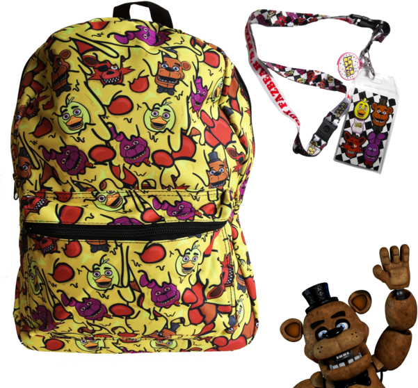 Five Nights At Freddy's - Sister Location Backpack (600x600), Png Download