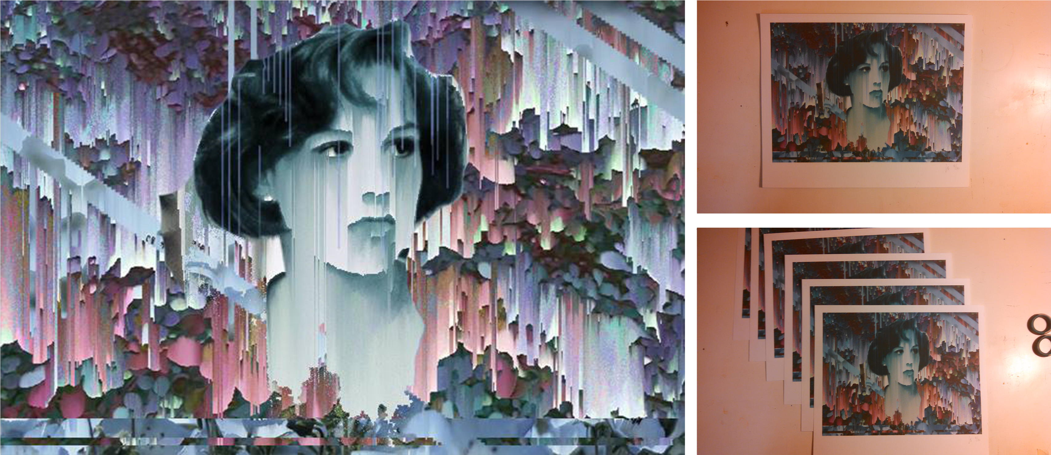 Molly Ringwald - Painting (3416x1920), Png Download