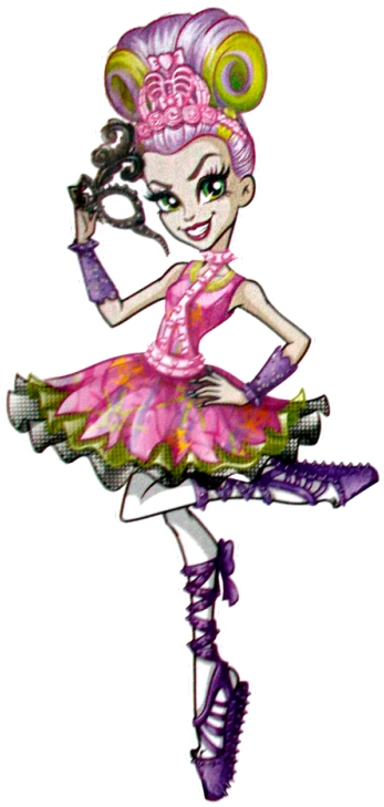 Nuevo Artwork/png De Moanica D'kay - Monster High Ballerina Ghouls (371x750), Png Download