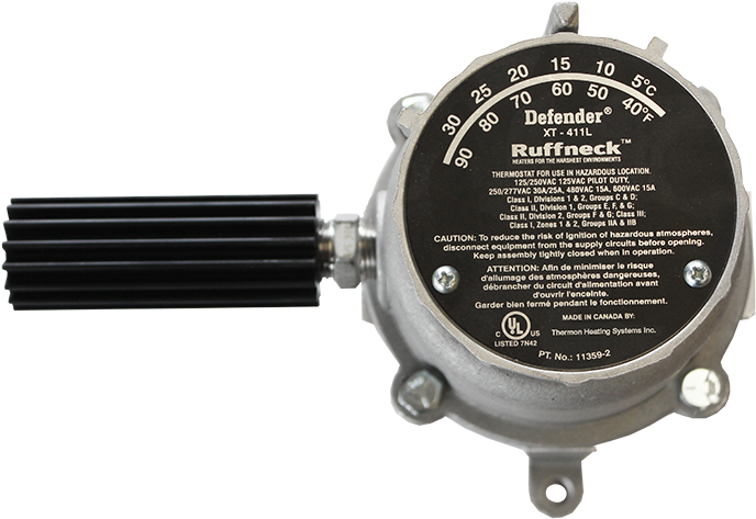 Defender® Xt-411 - Thermostat (1000x478), Png Download