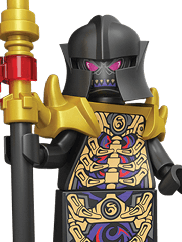 Png Ninjago Drawing Golden Ninja - Lego Ninjago Overlord (360x480), Png Download