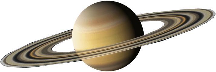 Planet Saturn Png - Saturn Planet Png (714x238), Png Download