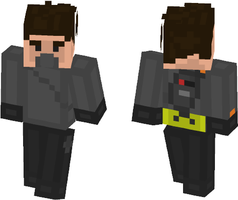 The Division - Spiderman Ps4 Skin Minecraft (584x497), Png Download