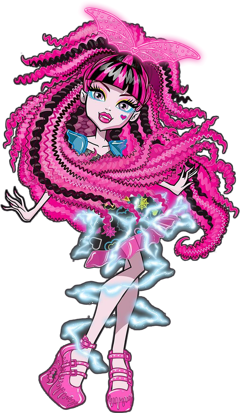 Electrified Monster High Art, Monster High Characters, - Monster High (821x1349), Png Download