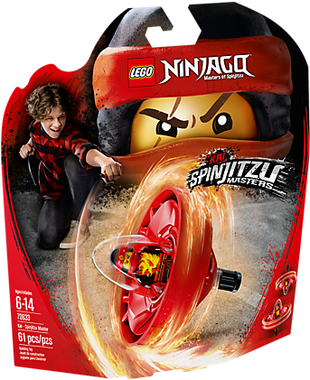 [lego] N 70633 Ninjago Kai - Lego Ninjago Kai Spinjitzu Master (600x450), Png Download