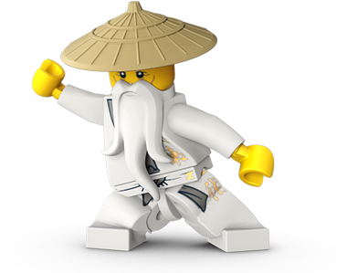 Views - Lego Ninjago Sensei Wu 2012 (472x443), Png Download