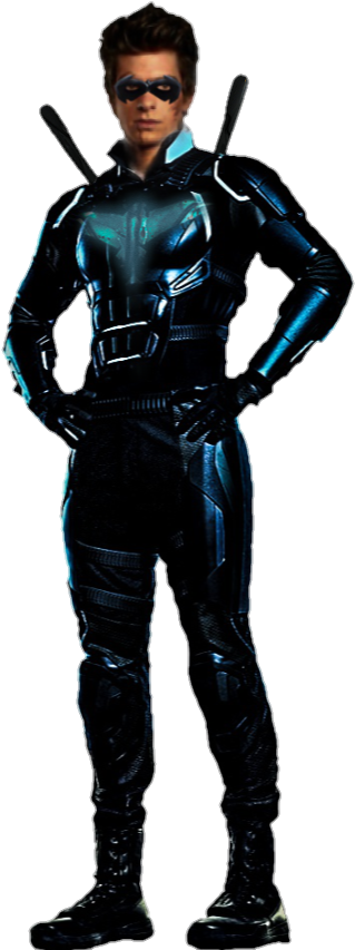 Nightwing Png Free Download - Nightwing Png (408x886), Png Download