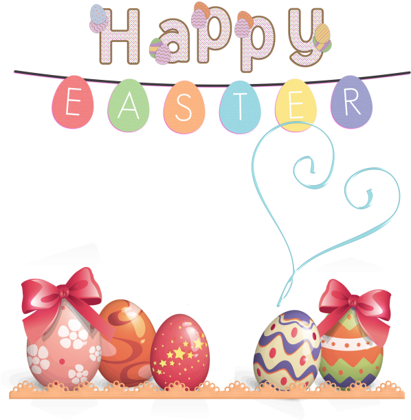 Easter, Happy, Egg, Text, Background, Greeting, Illustration, - Textos De Feliz Pascoa (640x640), Png Download