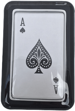 Ace Of Spades Paperweight - Ace (423x563), Png Download