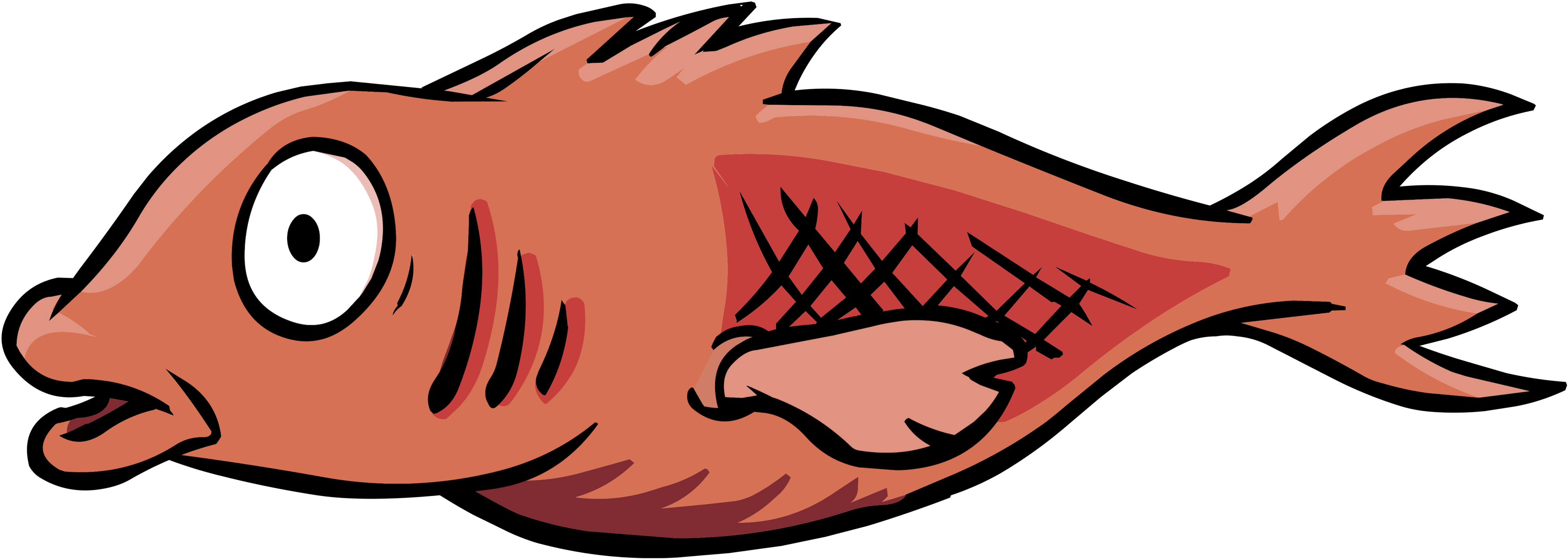 Vector Black And White Download Mullet Club Penguin - Red Mullet Club Penguin (4096x1528), Png Download