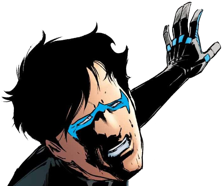 View Samegoogleiqdbsaucenao Nightwing Euh , - Nightwing X Huntress (728x610), Png Download