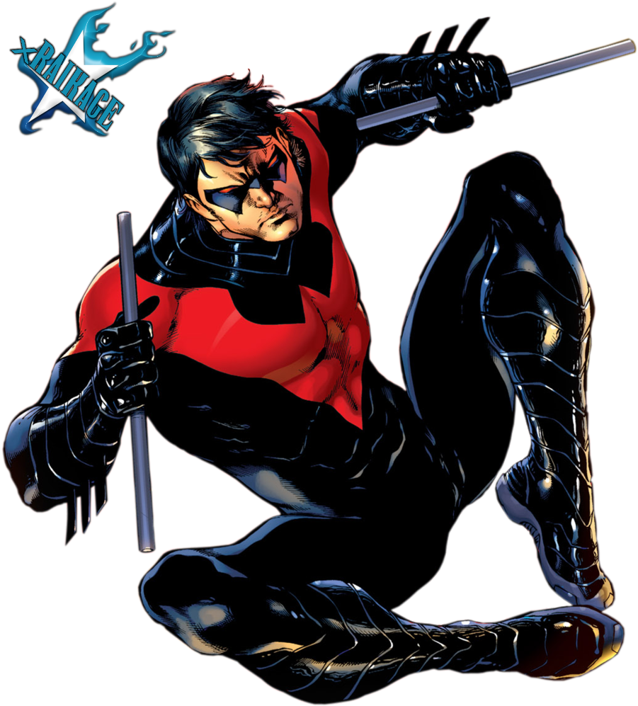 Download Nightwing Arkham City Png Download - All Nightwing Costumes PNG  Image with No Background - PNGkey.com, image size:901x997