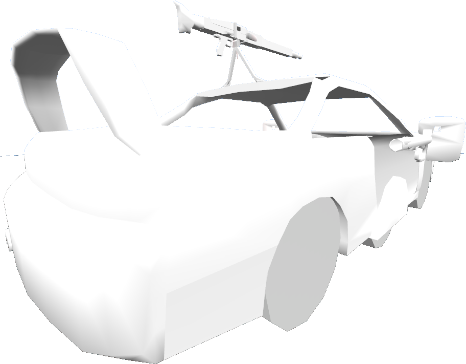 Default Vehicle Rear Waw - Car (911x721), Png Download