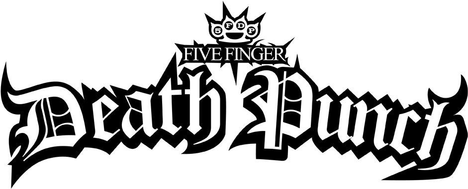 Five Finger Death Punch Logo - Fight Finger Death Punch (1008x432), Png Download