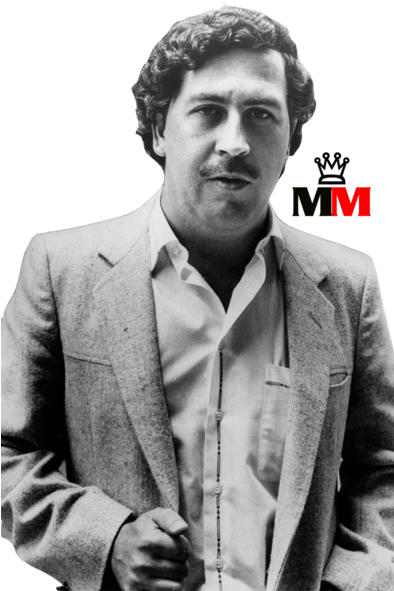 Share This Image - Sticker De Pablo Escobar (393x600), Png Download