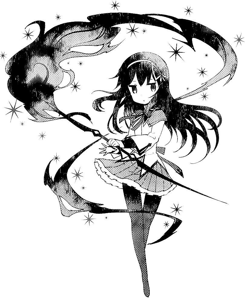 “official Art From Puella Magi Madoka Magica - Puella Magi Madoka Magica Gisela (826x1020), Png Download