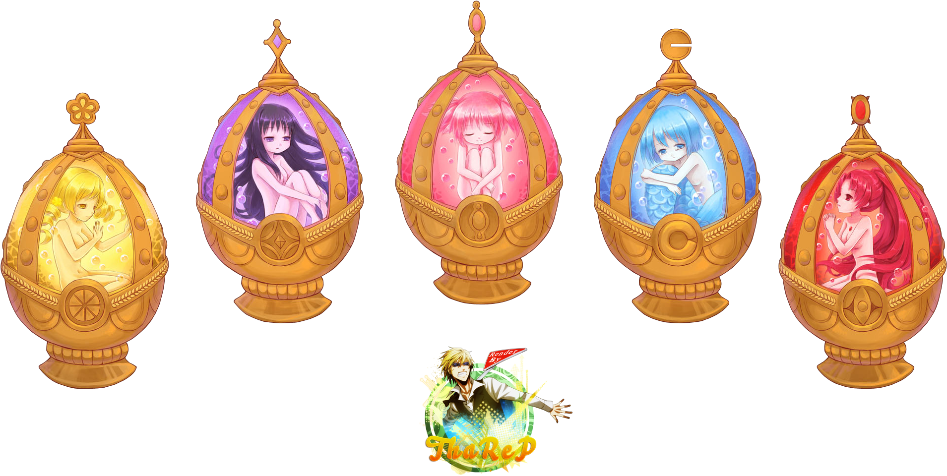 Mahou Shoujo Madoka Magica Soul Gem (2025x1068), Png Download