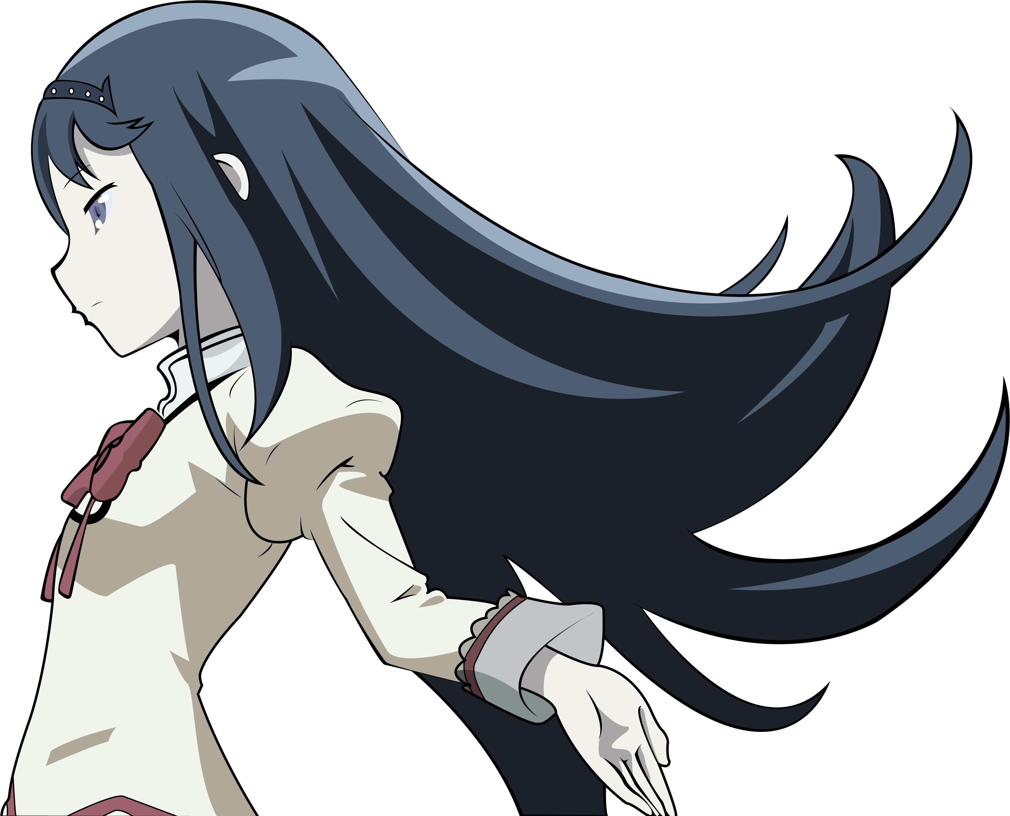 Wallpapers Id - - Madoka Magica Side View (3525x2805), Png Download