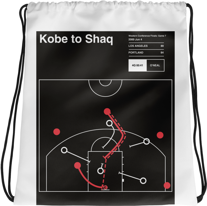 Greatest Lakers Plays Drawstring Bag - Fortnite Drawstring Bag (1000x1000), Png Download