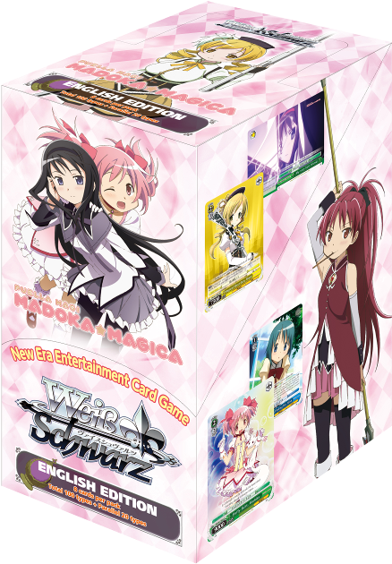 Weib Weiss Schwarz Tcg Puella Magi Madoka Magica Booster (500x700), Png Download