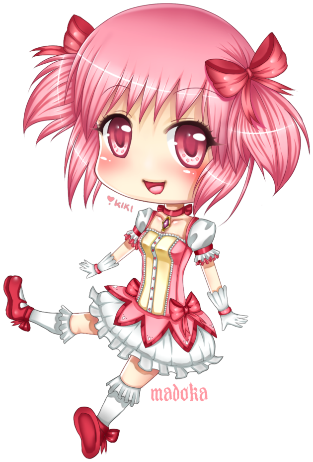 Puella Magi Madoka Magica Hintergrund Possibly With - Cartoon (741x1078), Png Download