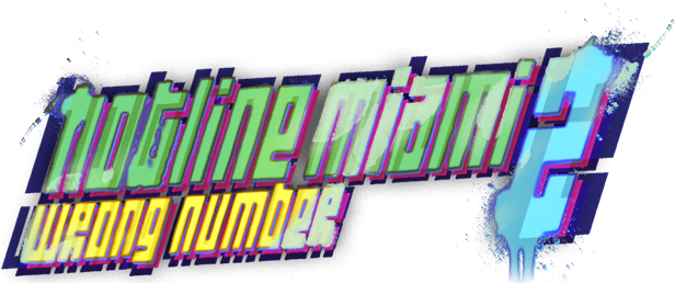 Hotline Miami - Hotline Miami 2: Wrong Number Pc / Mac - Digital Download (616x258), Png Download