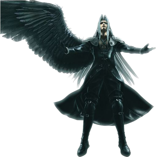 Winged Sephiroth - Sephiroth One Winged Angel (510x510), Png Download