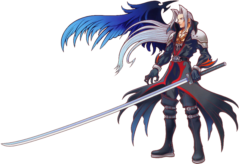 Dlc Costumes You Would Like To See - Sephiroth Kingdom Hearts (800x555), Png Download